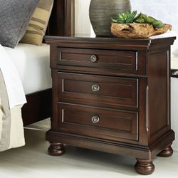 Nightstand + Free Lamp