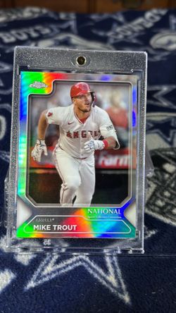 2025 Topps Chrome Mike Trout Die Cut Refractor Short Print