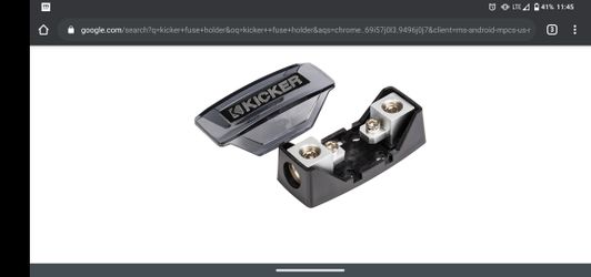 Kicker fuse holder.