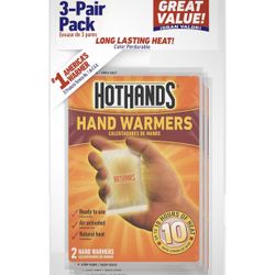 HOTHANDS HAND WARMERS 3 Pair Pack