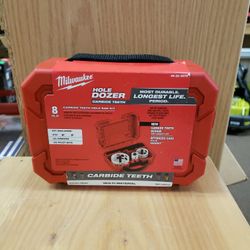 NEW Milwaukee Carbide Teeth Hole Dozer Hole Saw Kit 49-22-3076