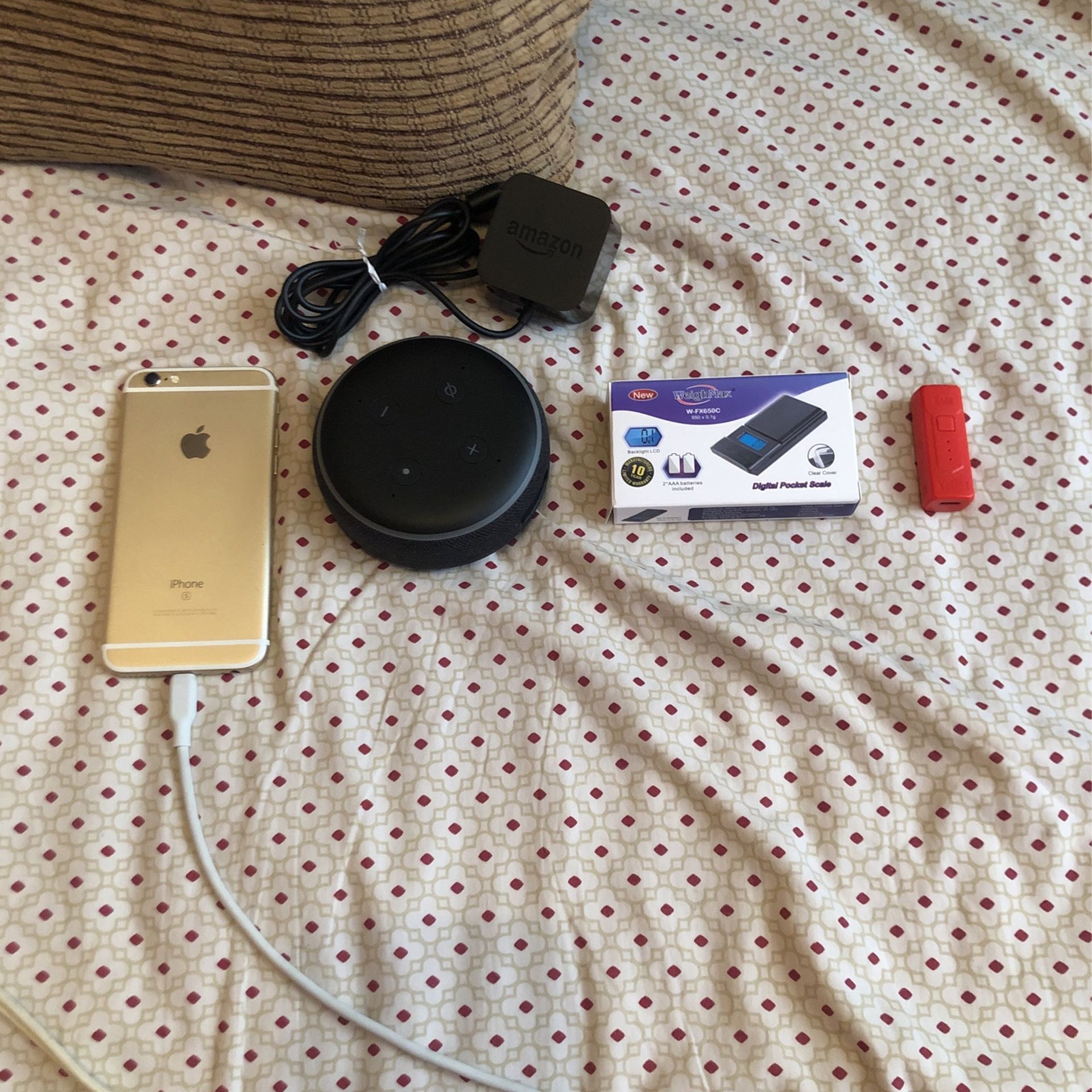 DISABLED IPHONE 6S-WEIGHMAX SCALE-KODO BATTERY-AMAZON ALEXA