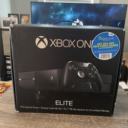 Microsoft Xbox One Elite 1 Tb Hybrid Drive Console W/ Elite Controller Tested 