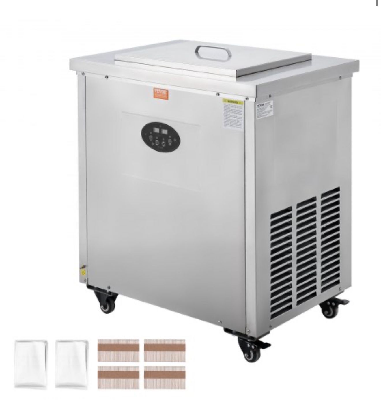 Vevor Commercial Popsicle Machine 2 Mold Set 52PCS Ice Pops Making Machine BBJ2B Maquina Paletas New $749