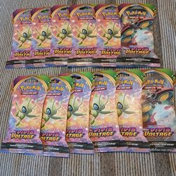 12  Sleeved Vivid Voltage Booster Packs
