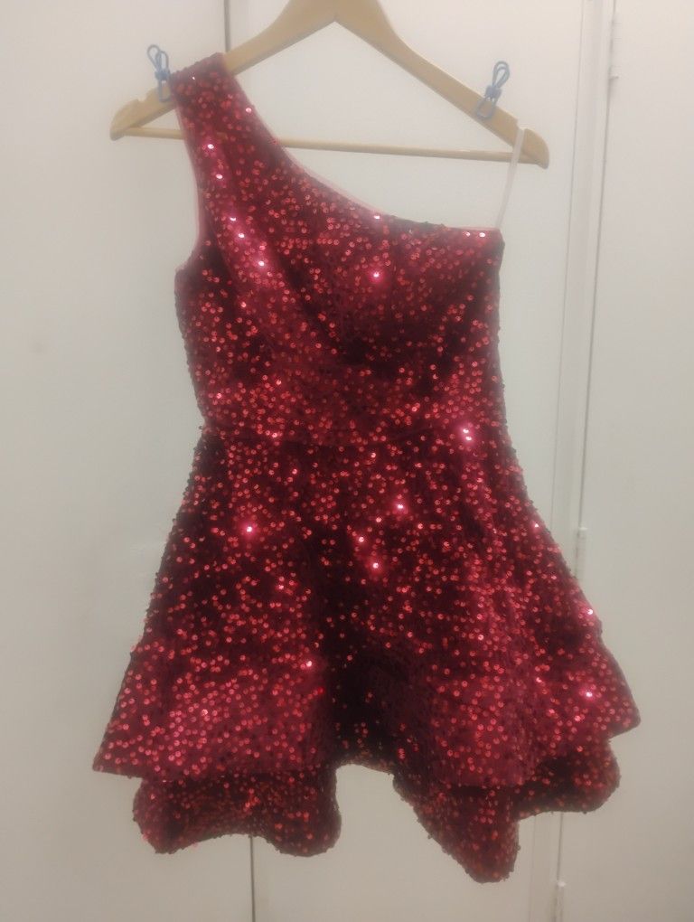 Tulle Sequin Shorty Dress