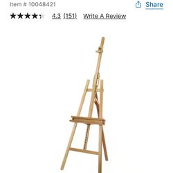 Wood Floor easels 