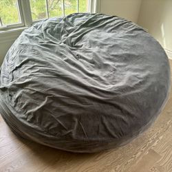 Giant 5-ft Memory Foam Bean Bag – Like New!