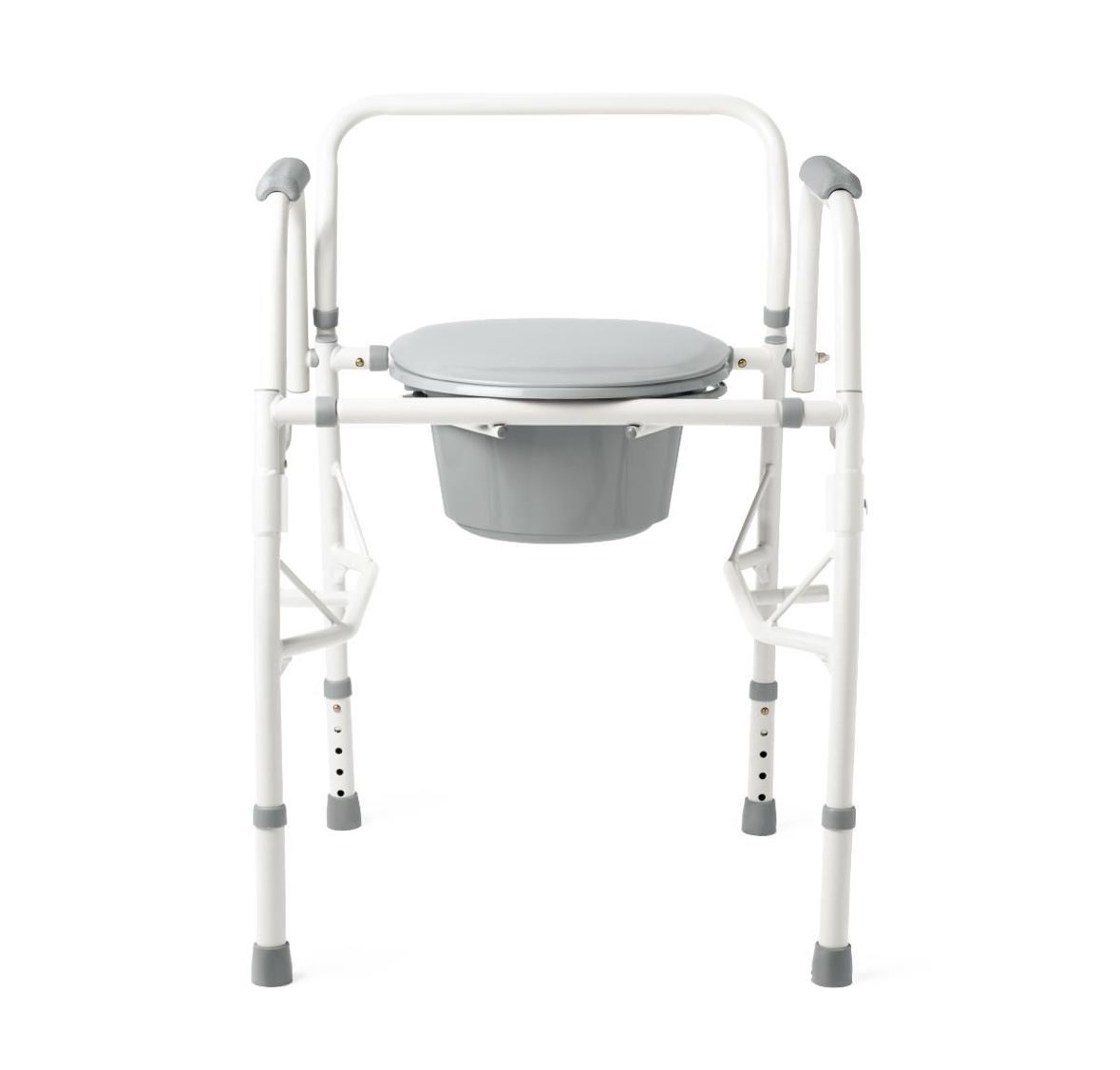 Medline Drop Arm Bedside Commode 350lb New