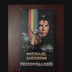 Vintage 1988 Michael Jackson Moonwalker Hi-Fi stereo VHS tape CMV Enterprises CBS Music Video Enterprises.