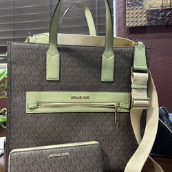 Large MK Michael Kors Purse With Wallet 