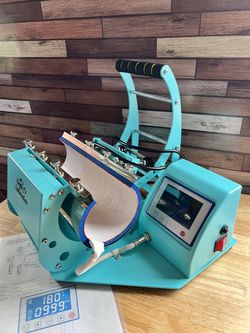 Sublimation Clamshell Tumbler Press 110V Digital Display, Single J's