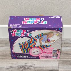 Brand New, Happy Nappers Ariana Unicorn Pillow & Sleepy Sack