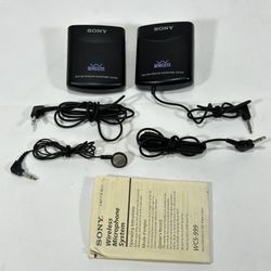 Sony WCS-999 Wireless Camcorder Microphone System ~ For Sony DCR-DVD101/201/301