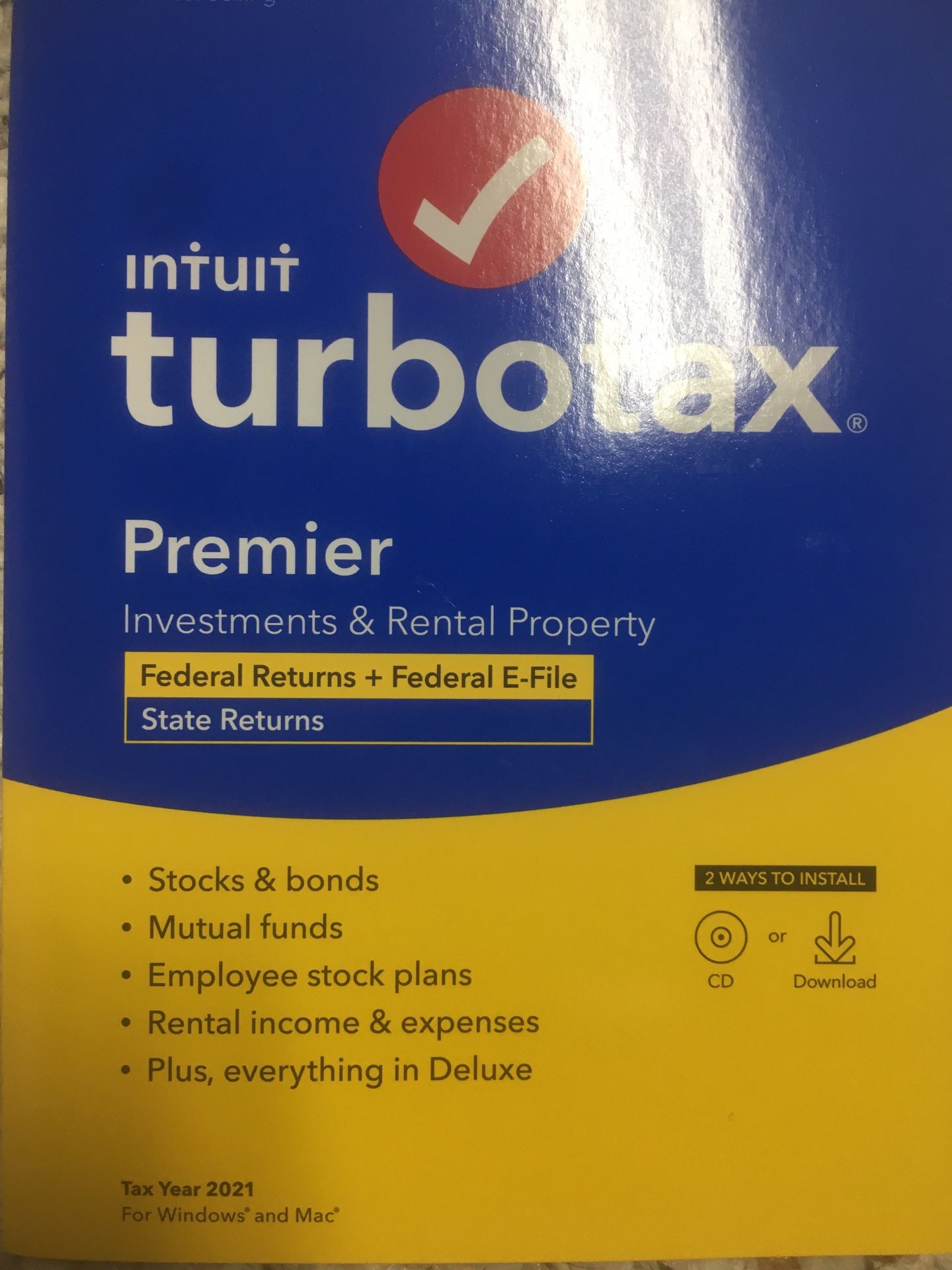 TurboTax 2021 Premier
