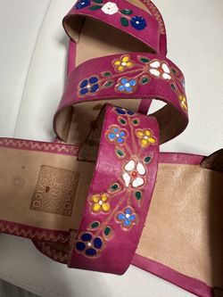 Leather Handmade Sandals Made From  Mexico