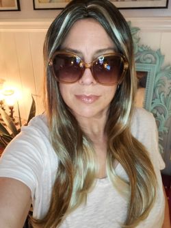 Long Blonde Highlights Women's Wig