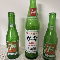 Vintage 7up Bottles