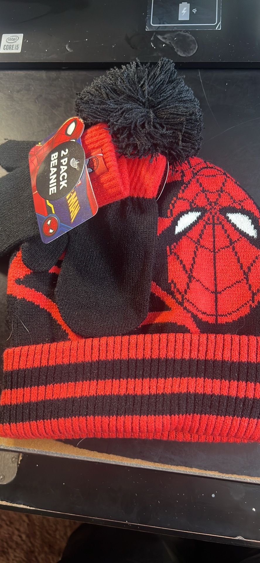 Toddler Boy Beanie & Mitten Serb