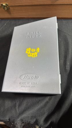 Huot Drill Index Made In USA With Full Set Of Blanks