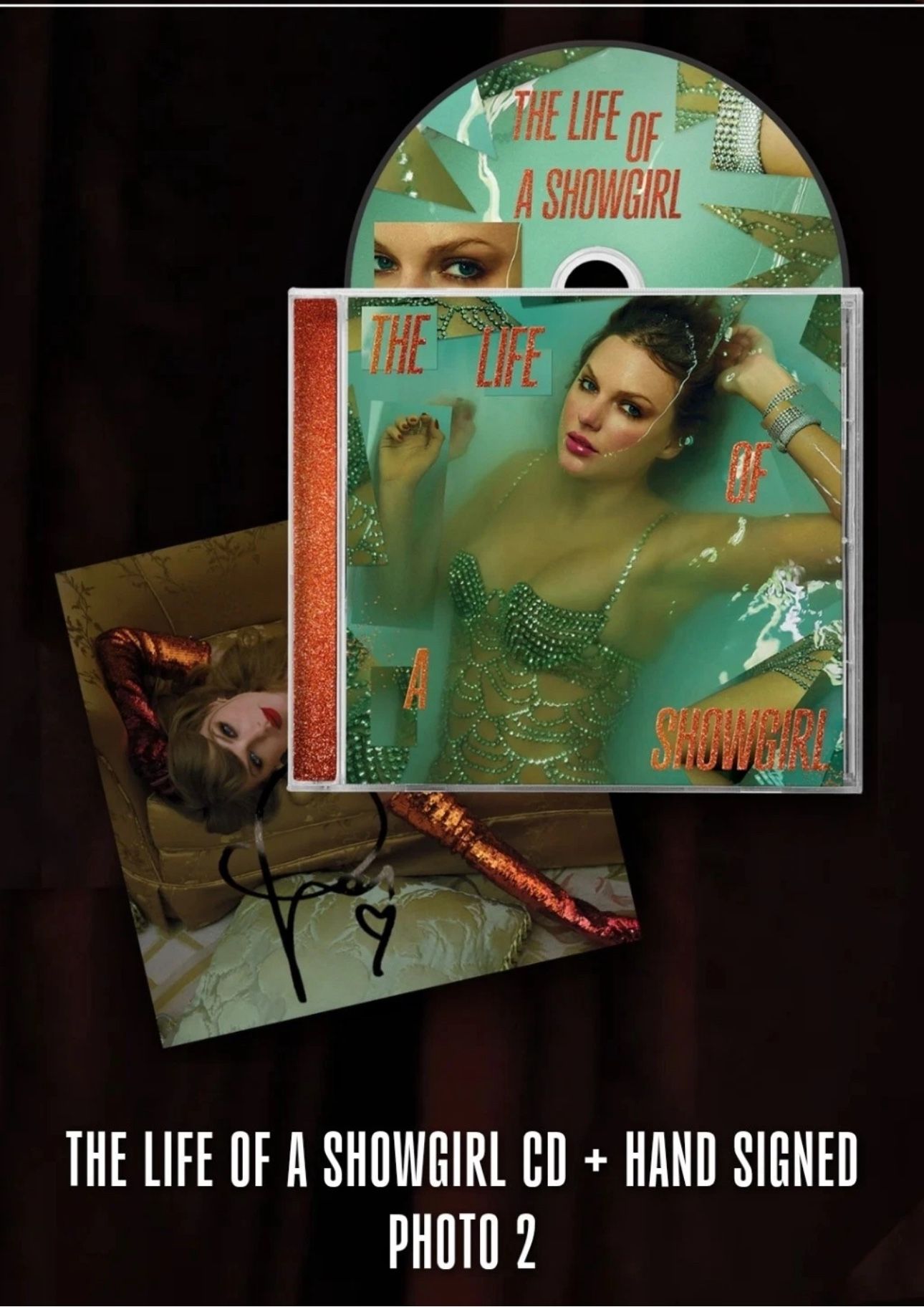 The Life of a ShowGirl CD + Hand Signed Photo 1, 2 And 4
