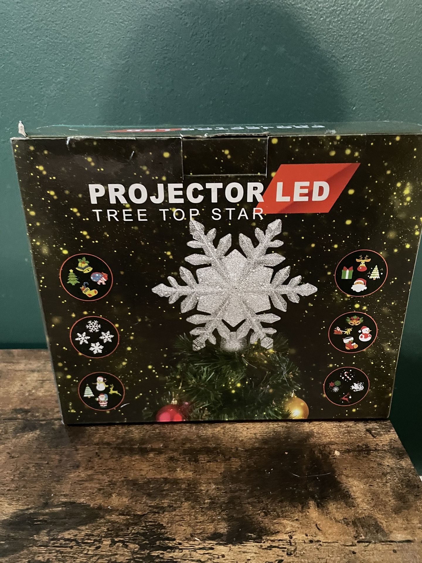 Projector Tree Top Snowflake
