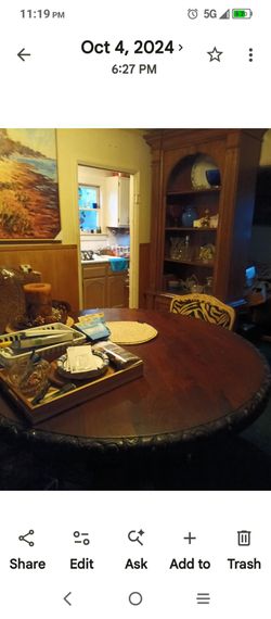 Rosewood table from India