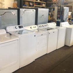 Washer, Dryers, Refrigerator, Stoves