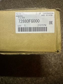 Brand new-2014 Subaru wrx sti OEM cabin air filter.
