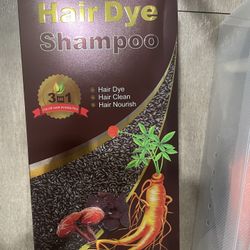 Hair dye shampoo