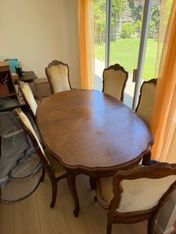 Wood Dining Room Set
