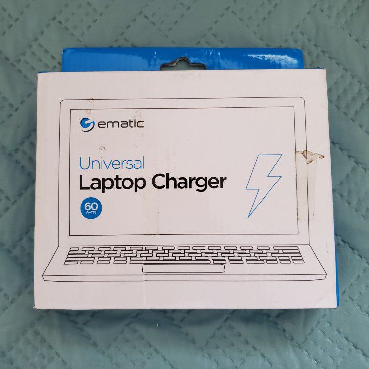 New Ematic Universal Laptop Charger.     Ig