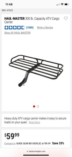 Haul Master Cargo Carrier & Hitch Lock