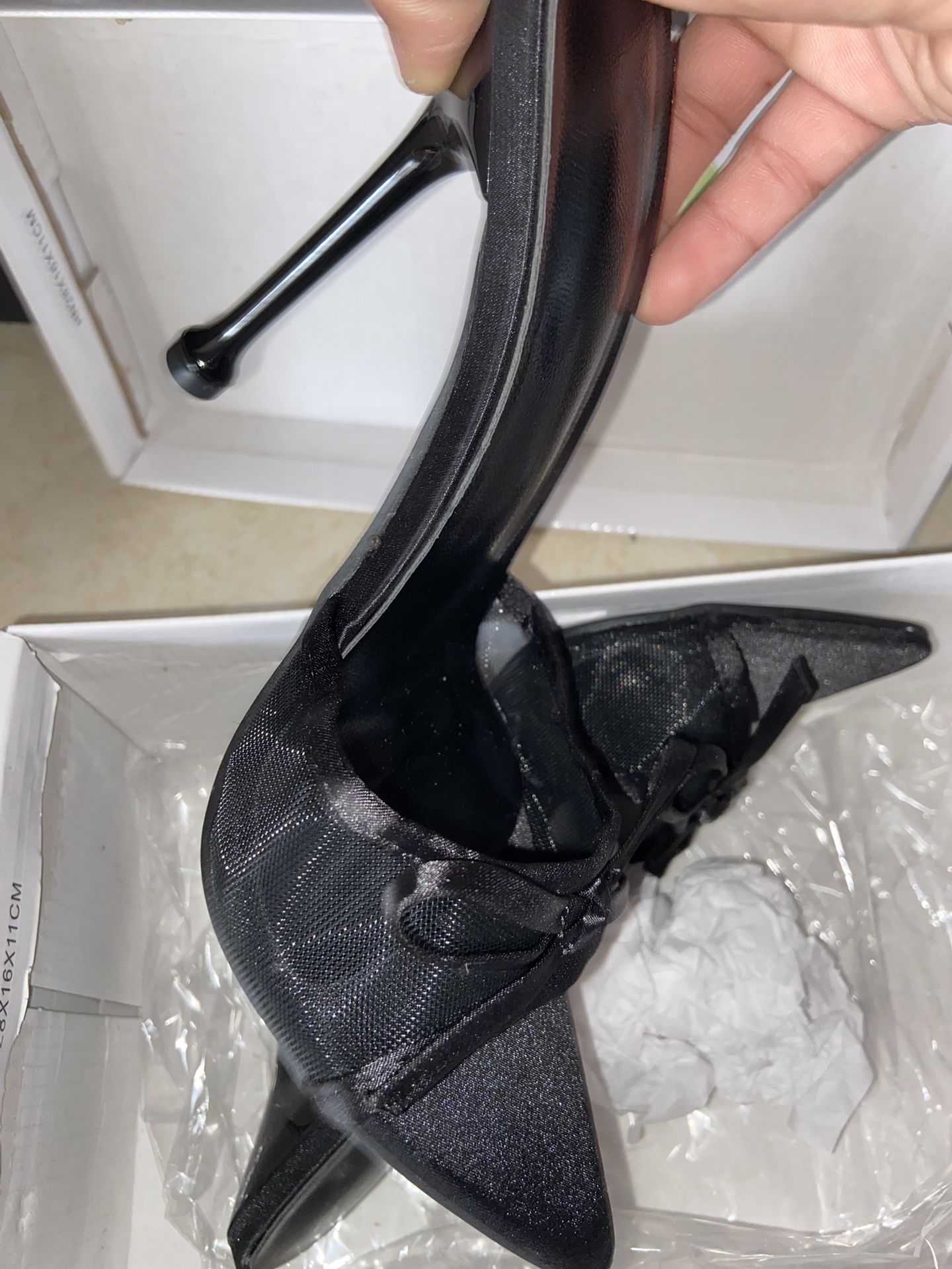 Mesh Heels