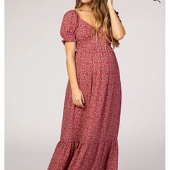 Pink blush Maternity Dress