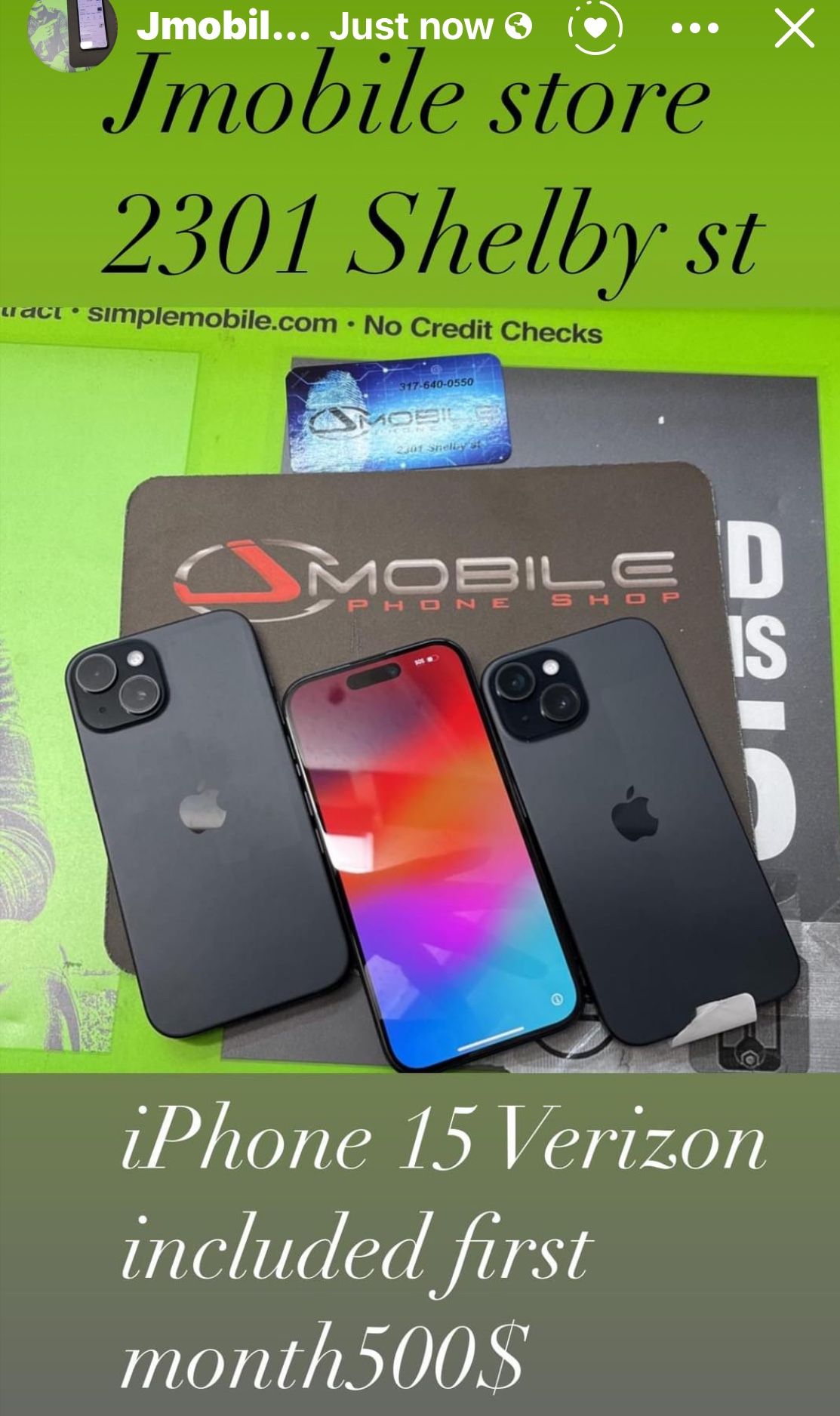 Iphone 15 128GB