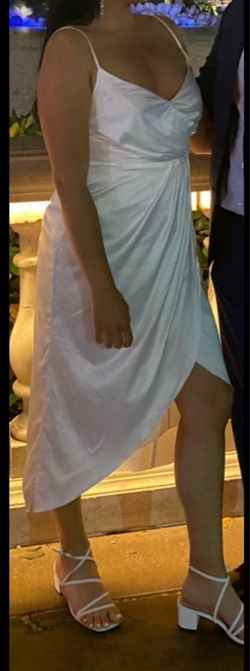 Little White Dress for a wedding ceremony, elopement, rehearsal dinner, reception, after party, engagement party, bridal shower or cocktail party dres