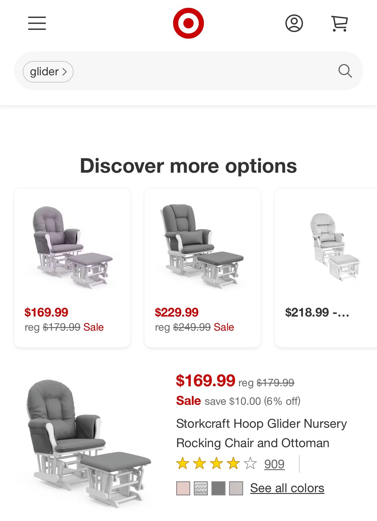 Nursery Rocking Chair With Ottoman 