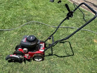 Troy-Bilt lawn edger with 3 bevel positions
