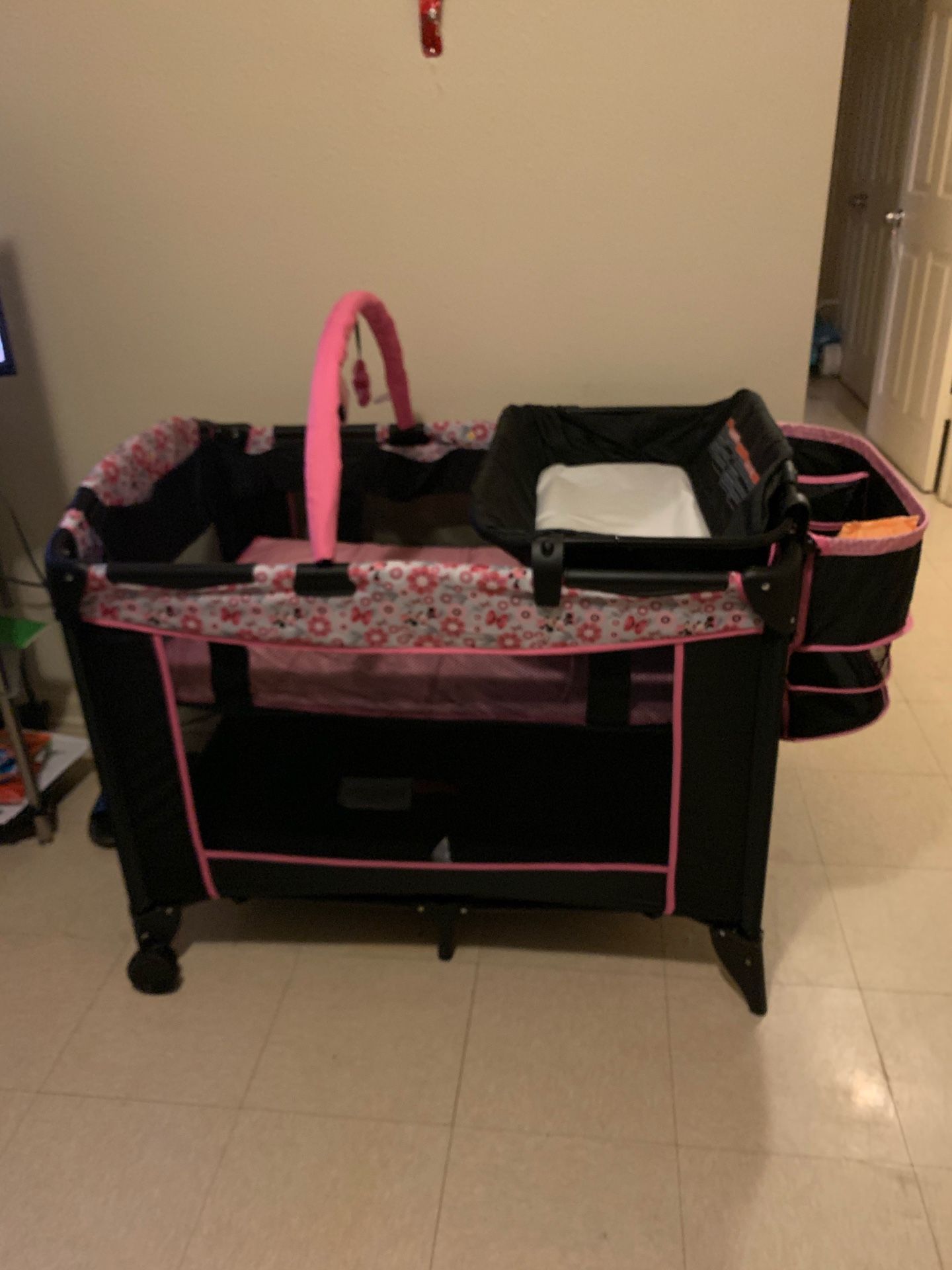 Baby Bed /Changing Table/PlayPin when older! 3 in One!