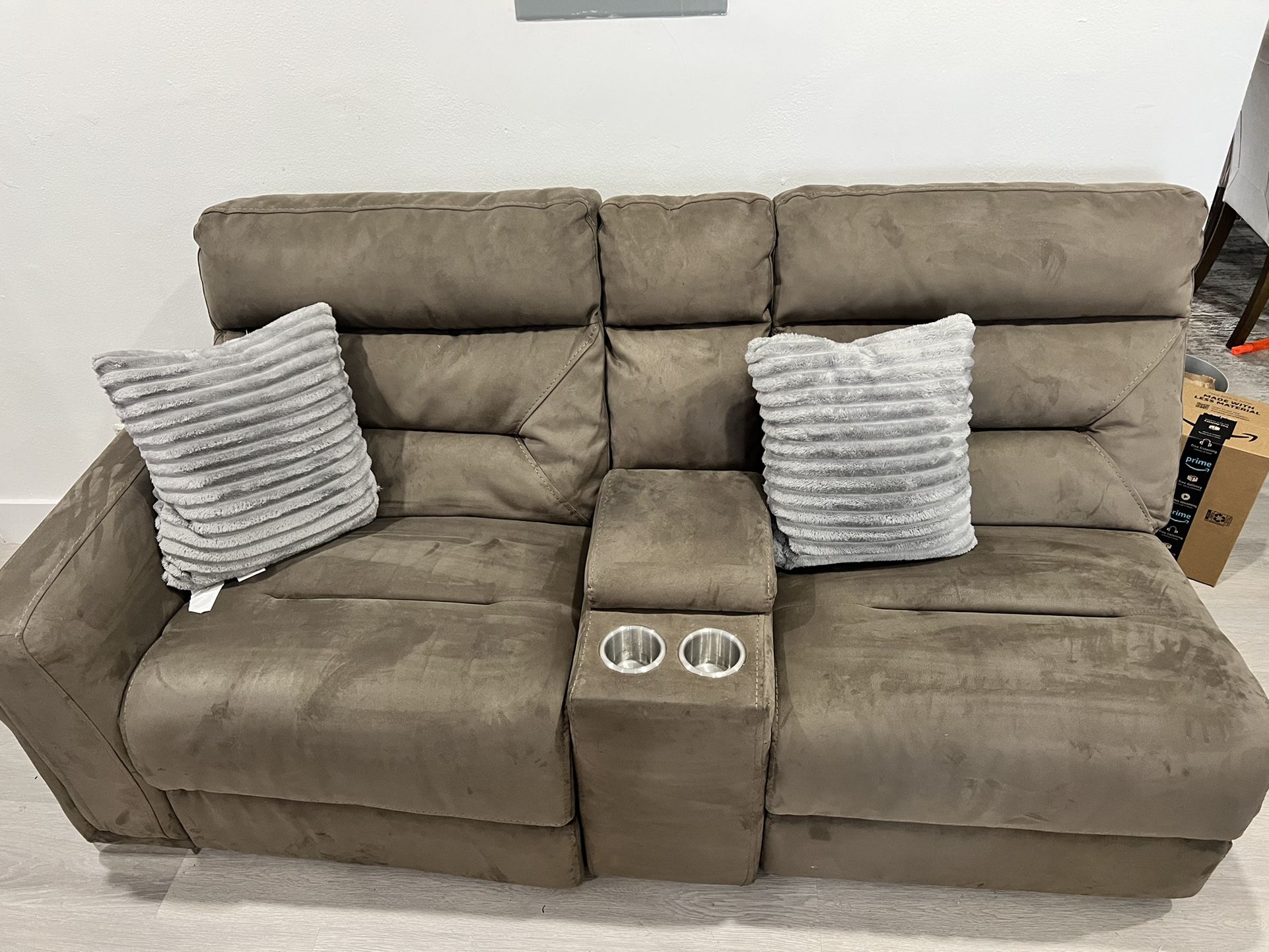 Two Mocha Color Reclining couches(Great Deal)