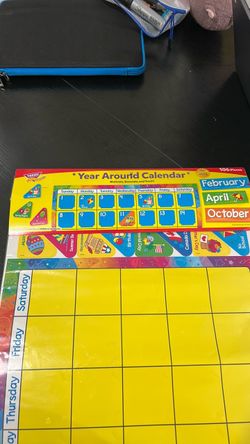 Year Around Calendar