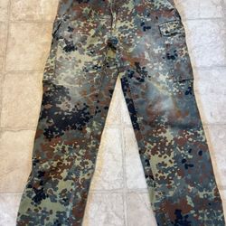 German Army Military Surplus Flektarn Camo Pants