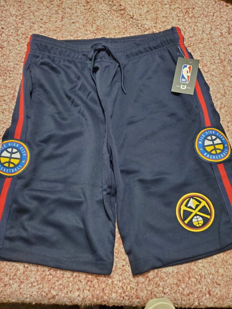 NBA DENVER NUGGETS SHORTS NWT