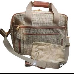 GM Goodwrench Carry On Case Suitcase & Pouch Rare