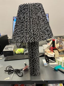CB2 Scrunch Table Lamp