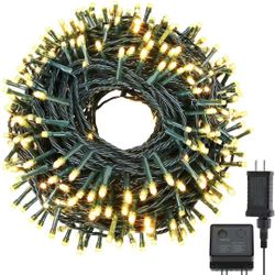 Led Christmas String Lights Outdoor Indoor - 115Ft 300 LED