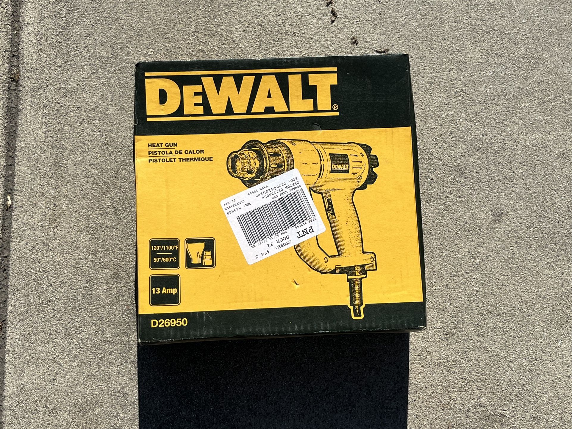 DEWALT HEAT GUN