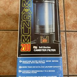 Aquarium Canister Filter Marineland Magnum 200