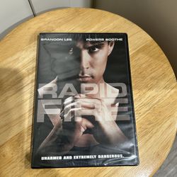 Rare Rapid Fire DVD Brandon Lee (New Sealed)